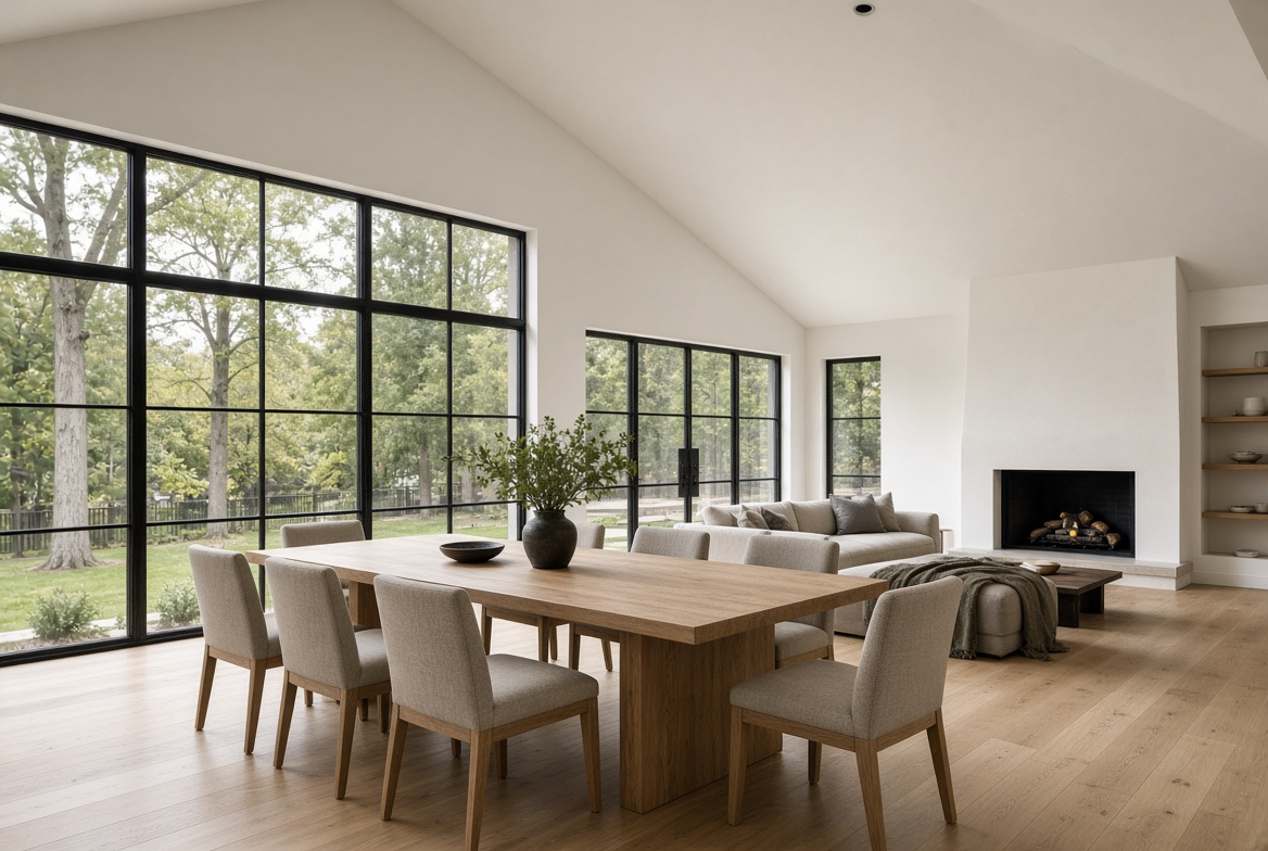 Calm, light-filled clinic waiting and treatment interior